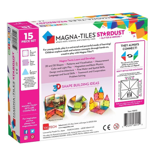Magna-Tiles Stardust 15-Piece Set | Magnetic Tiles KidzInc Australia 2