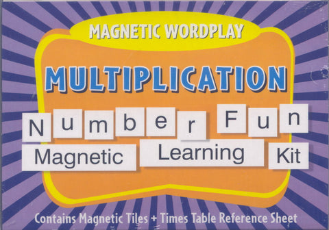 Magnetic Wordplay Carry Case: Multiplication | KidzInc Australia | Online Educational Toy Store