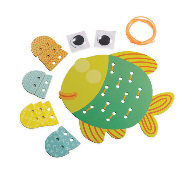 Manhattan Toy - Imagine I Can: Lace & Play Fish | KidzInc Australia | Online Educational Toy Store
