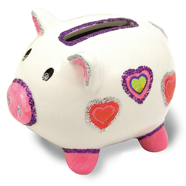 Melissa & Doug - Decorate-Your-Own Piggy Bank | KidzInc Australia | Online Educational Toy Store