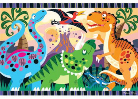 Melissa & Doug Floor Puzzle - Dinosaur Dawn (24 Pieces) | KidzInc Australia | Online Educational Toy Store
