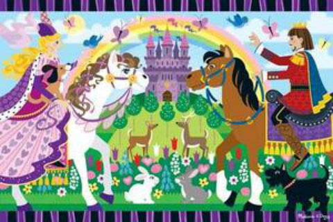 Melissa & Doug Floor Puzzle - Fairy Tale Friendship (24 Pieces) | KidzInc Australia | Online Educational Toy Store