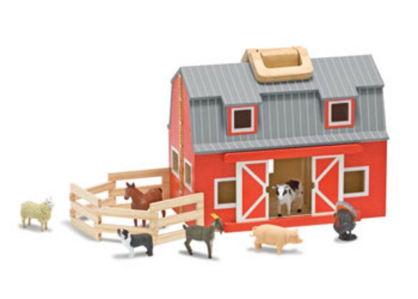 Melissa & Doug - Fold & Go Barn | KidzInc Australia | Online Educational Toy Store