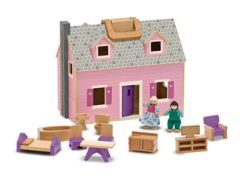 Melissa & Doug - Fold & Go Dollhouse | KidzInc Australia | Online Educational Toy Store
