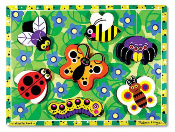 Melissa & Doug Chunky Puzzle - Insects | KidzInc Australia | Online Educational Toy Store