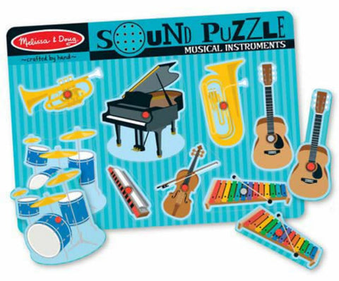 Melissa & Doug Sound Puzzle - Musical Instruments | KidzInc Australia | Online Educational Toy Store