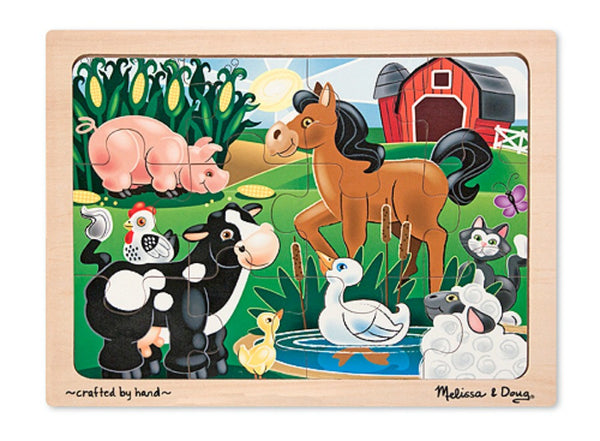 Melissa & Doug Puzzle 12 Pieces - On the Farm | KidzInc Australia | Online Educational Toy Store