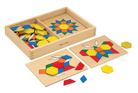 Melissa & Doug - Pattern Blocks and Boards | KidzInc Australia | Online Educational Toy Store