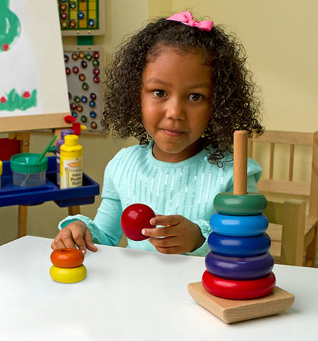 Melissa & Doug - Rainbow Stacker | KidzInc Australia | Online Educational Toy Store