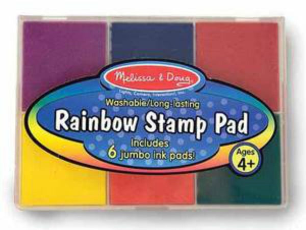 Melissa & Doug - Rainbow Stamp Pad | KidzInc Australia | Online Educational Toy Store
