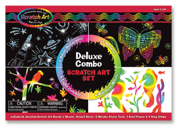 Melissa & Doug - Scratch Magic Deluxe Kit | KidzInc Australia | Online Educational Toy Store