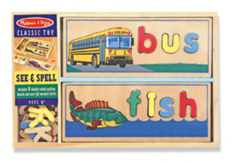Melissa & Doug Puzzle - See & Spell | KidzInc Australia | Online Educational Toy Store