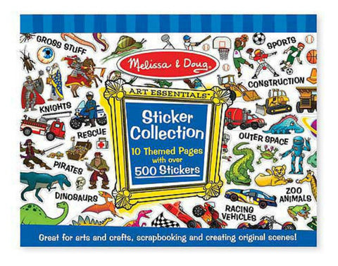 Melissa & Doug - Sticker Collection - Blue | KidzInc Australia | Online Educational Toy Store