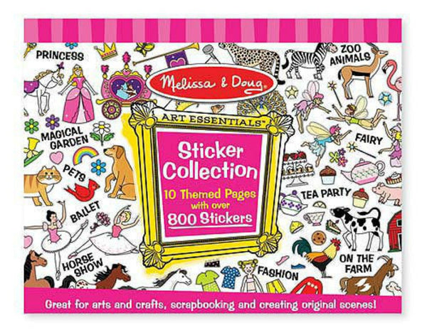 Melissa & Doug - Sticker Collection - Pink | KidzInc Australia | Online Educational Toy Store