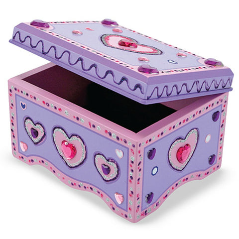 Melissa & Doug - Wooden Jewellery Box - DYO | KidzInc Australia | Online Educational Toy Store