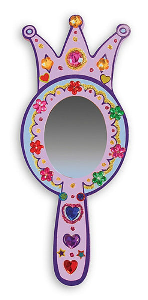 Melissa & Doug - Wooden Princess Mirror - DYO | KidzInc Australia | Online Educational Toy Store