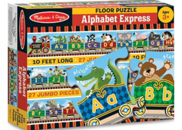 Melissa & Doug Floor Puzzle - Alphabet Express | KidzInc Australia | Online Educational Toy Store