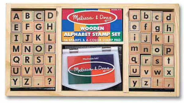 Melissa & Doug - Alphabet Stamp Set | KidzInc Australia | Online Educational Toy Store