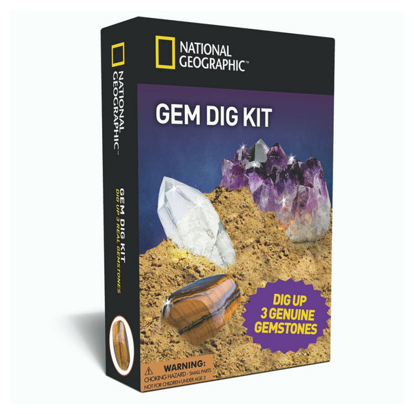 National Geographic - Gemstone Dig Kit | KidzInc Australia | Online Educational Toy Store