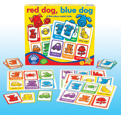 Orchard Toys - Red Dog Blue Dog Lotto | KidzInc Australia | Online Educational Toy Store