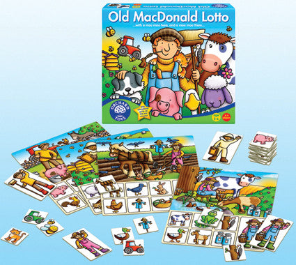 Orchard Toys - Old MacDonald Lotto Game | KidzInc Australia | Online Educational Toy Store