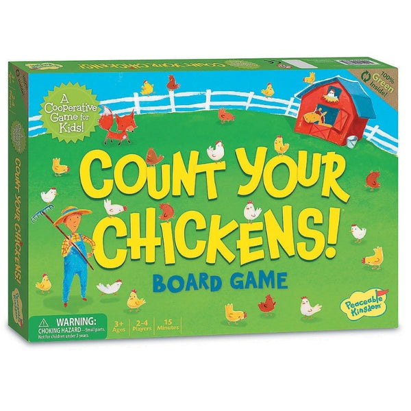 Peaceable Kingdom Count Your Chickens Cooperative Board Game | KidzInc