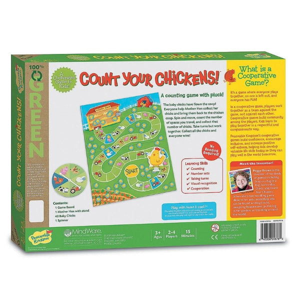Peaceable Kingdom Count Your Chickens Cooperative Board Game | KidzInc 3
