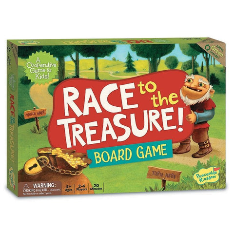 Peaceable Kingdom Race to the Treasure Board Game | KidzInc Australia | Educational Toys Online
