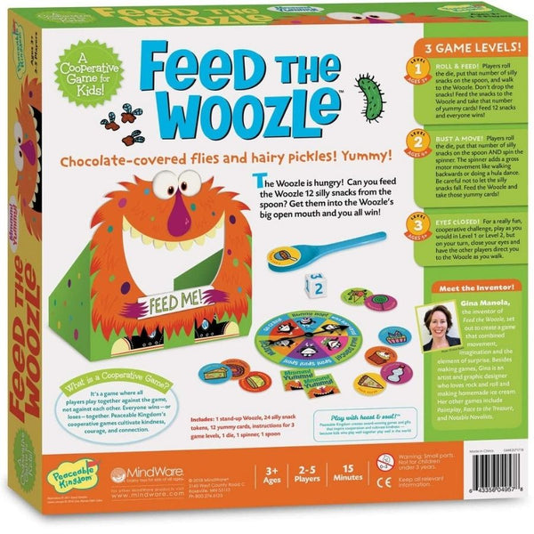 Peaceable Kingdom Feed The Woozle Preschool Game | KidzInc Australia 5