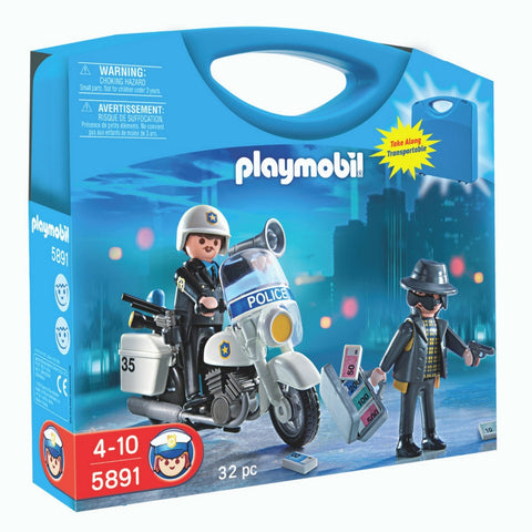 Playmobil – Police Carry Case | KidzInc Australia | Online Educational Toy Store
