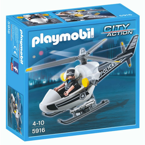 Playmobil - Police Copter | KidzInc Australia | Online Educational Toy Store