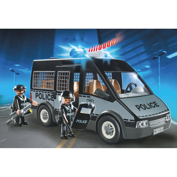 Playmobil – Police Van With Lights And Sound | KidzInc Australia | Online Educational Toy Store