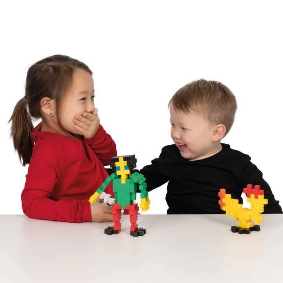 Plus-Plus Blocks Big Basic Mix 100 Pieces | KidzInc Australia
