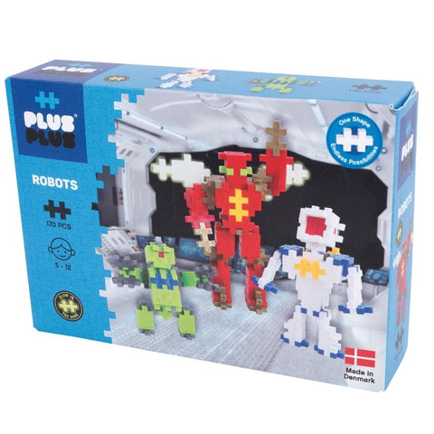 Plus-Plus Blocks Basic Robot 170 Pieces Construction Toy | KidzInc Australia | Educational Toys Online