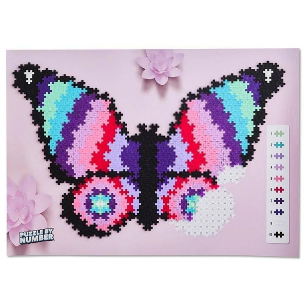 Plus-Plus Blocks Puzzle By Number Butterfly 800 Pieces | KidzInc Australia 2