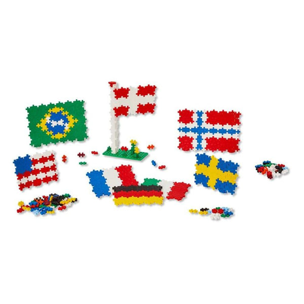 Plus-Plus Learn to Build Flags of the World 600 Pieces | KidzInc 2