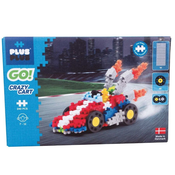 Plus-Plus Go! Crazy Cart 240 Pieces Construction Toy | KidzInc Australia | Educational Toys Online