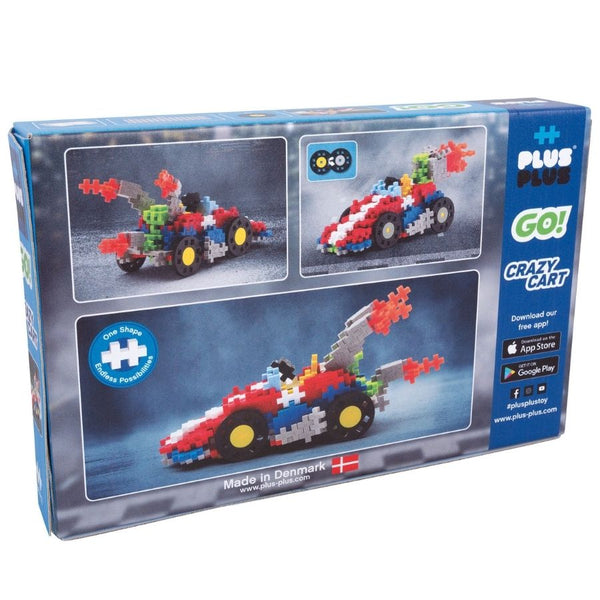 Plus-Plus Go! Crazy Cart 240 Pieces Construction Toy | KidzInc Australia | Educational Toys Online 2