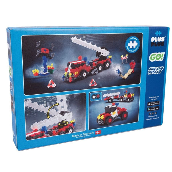 Plus-Plus GO! Fire and Rescue 500 Pieces Construction Toy | KidzInc Australia | Educational Toys Online 2