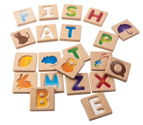 Plan Toys - Alphabet A-Z | KidzInc Australia | Online Educational Toy Store
