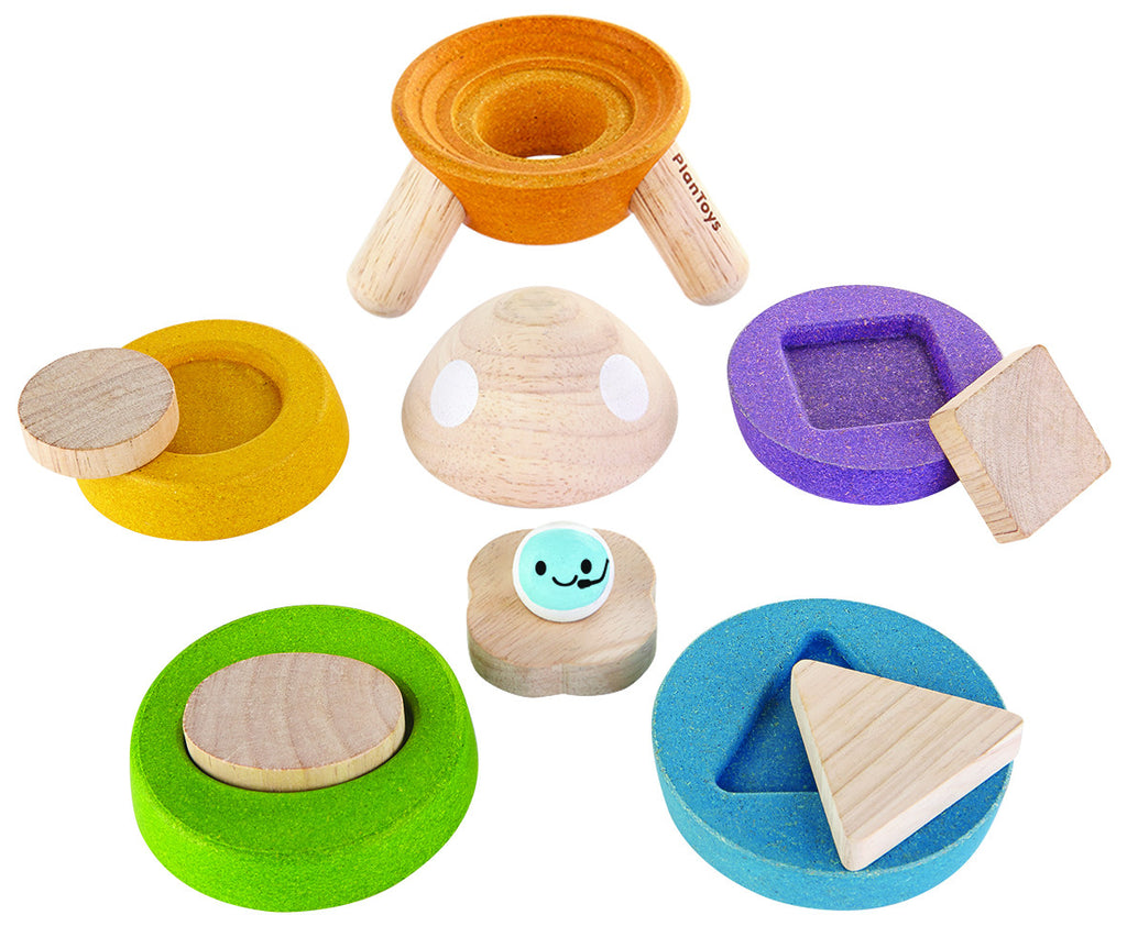PLAN TOYS 4637 Holzpuzzle Katze – Nachhaltiges Holzspielzeug Für Kinder