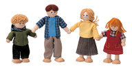 Plan Toys - White Doll Family | KidzInc Australia | Online Educational Toy Store