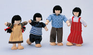 Plan Toys - Asian Doll Family | KidzInc Australia | Online Educational Toy Store
