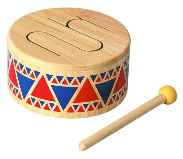 Plan Toys - Solid Drum | KidzInc Australia | Online Educational Toy Store