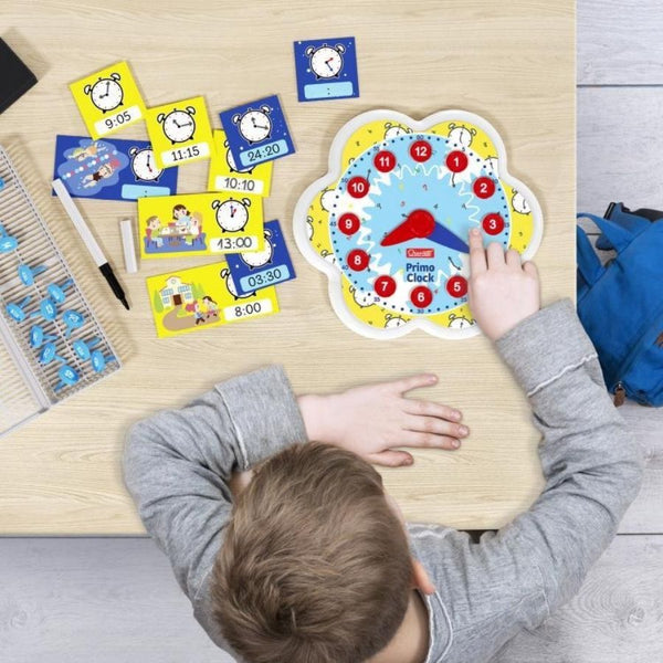 Quercetti Play Montessori Primo Clock Learning Time | KidzInc Australia 3