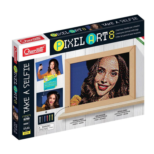 Quercetti Pixel Art 8 Take a Selfie | Art Kits for Kids | KidzInc Australia