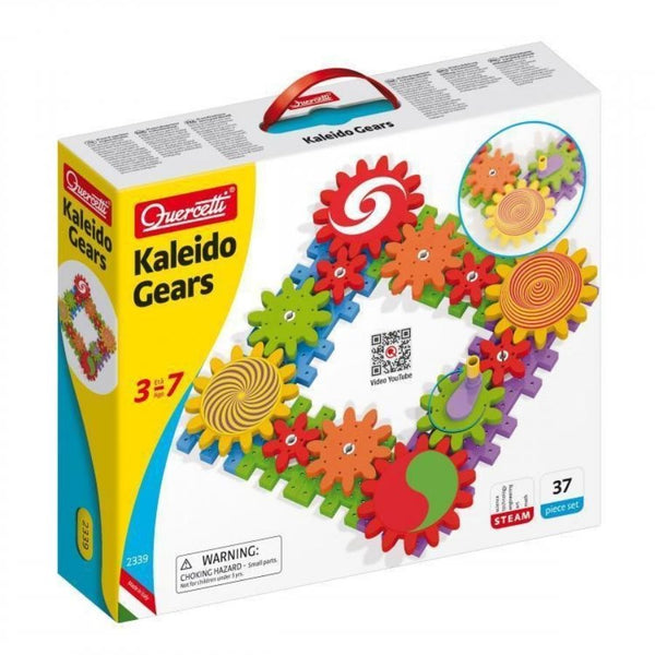 Quercetti Kaleido Gears Starter Set 37 Pieces | KidzInc Australia