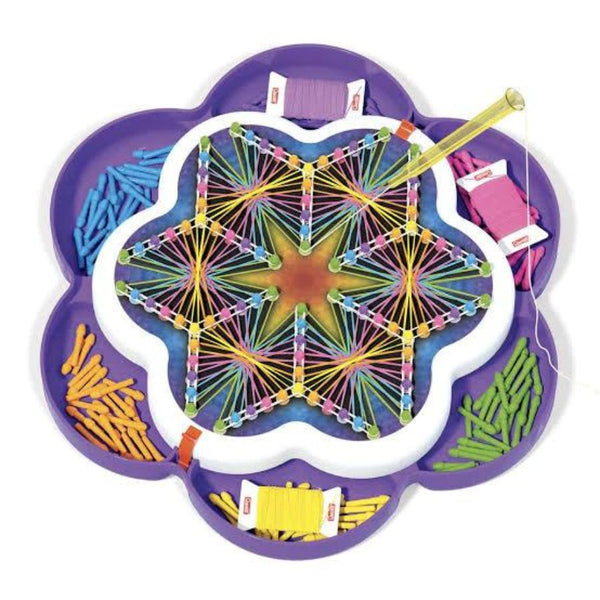 Quercetti Play Creativo String Art Mandala | Art Kit for Kids | KidzInc Australia 2