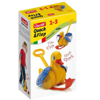 Quercetti Quack and Flap Duck Push Toy for Toddlers|  KidzInc Australia