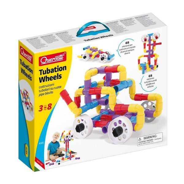 Quercetti Tubation Wheels | KidzInc Australia Educational Toys Online 1